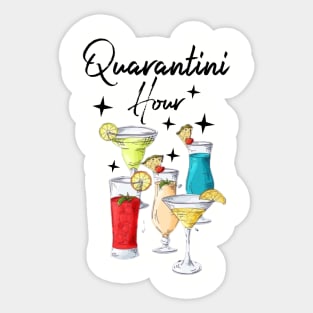 Quarantini Hour - Sticker